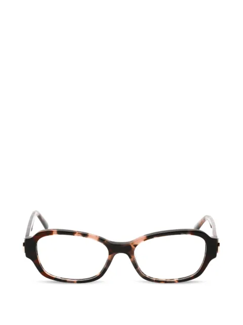 HARLEY-DAVIDSON tortoiseshell-effect oval-frame glasses