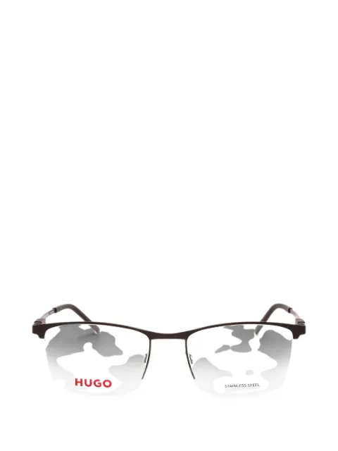 HUGO rectangle-frame glasses
