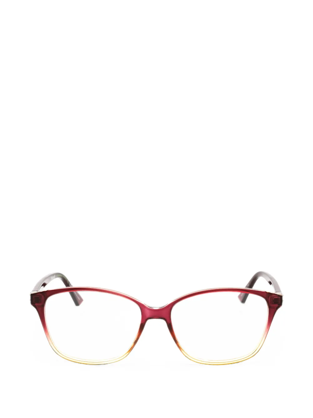 Polaroid rectangle-frame glasses