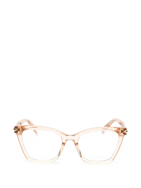Police cat-eye frame glasses