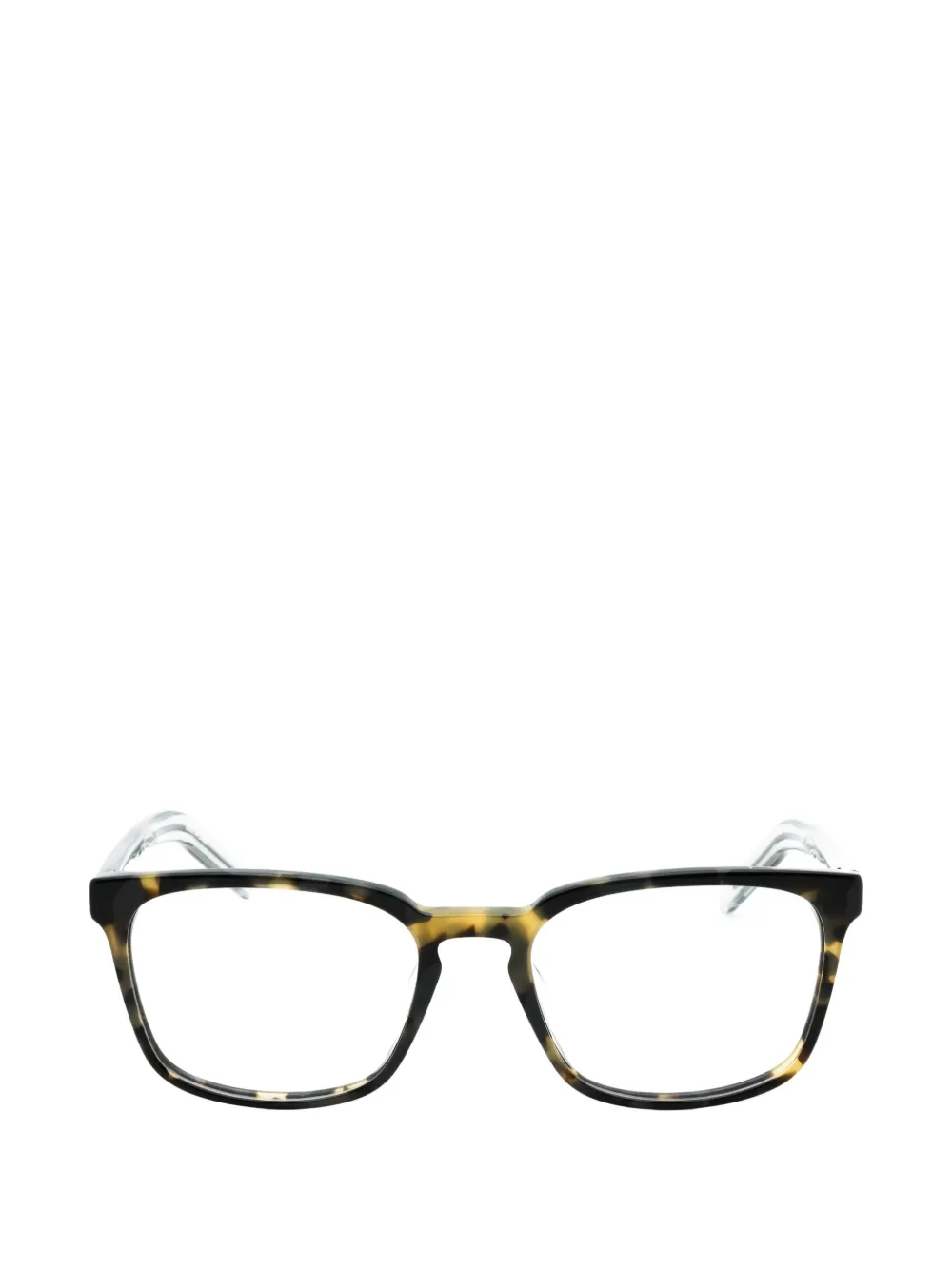 Converse tortoiseshell-effect rectangle-frame glasses