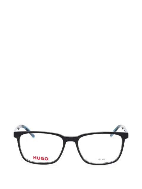 HUGO rectangle-frame glasses