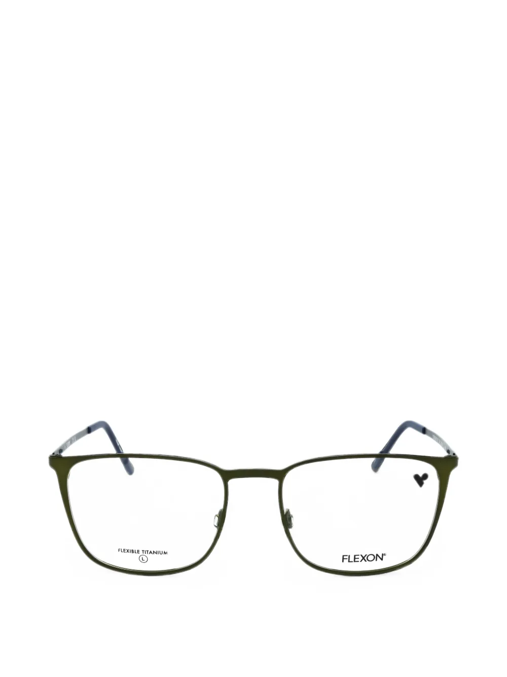 Flexon Rectangle-frame Glasses In Grey