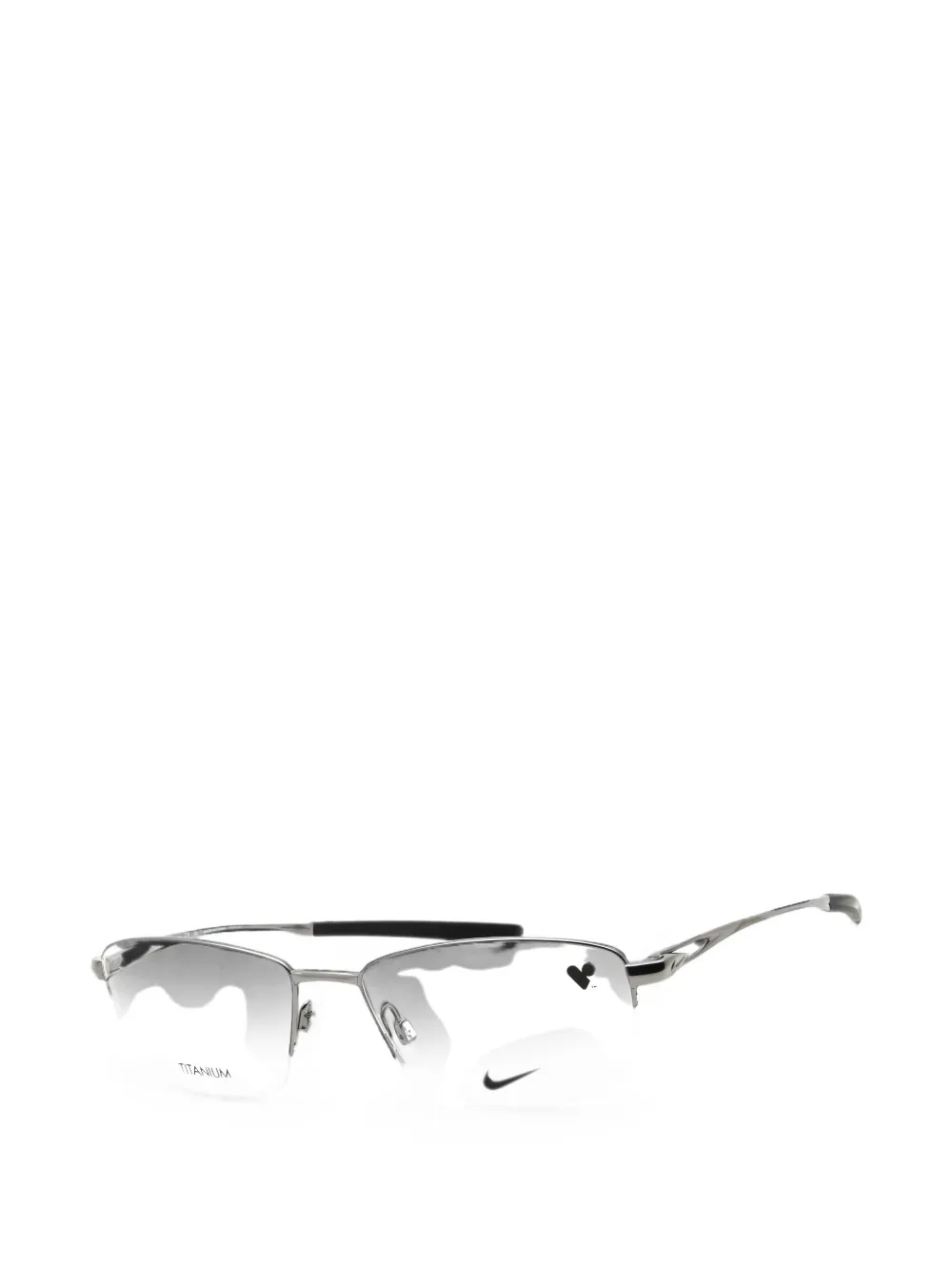 Nike rectangle-frame glasses Metallic