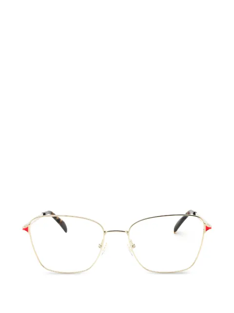 TOUS cat-eye frame glasses