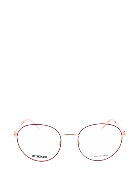Love Moschino round-frame glasses