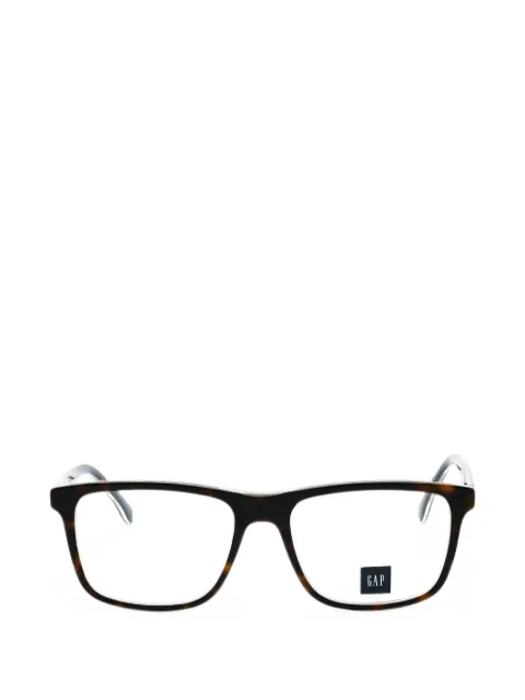 GAP tortoiseshell-effect rectangle-frame glasses