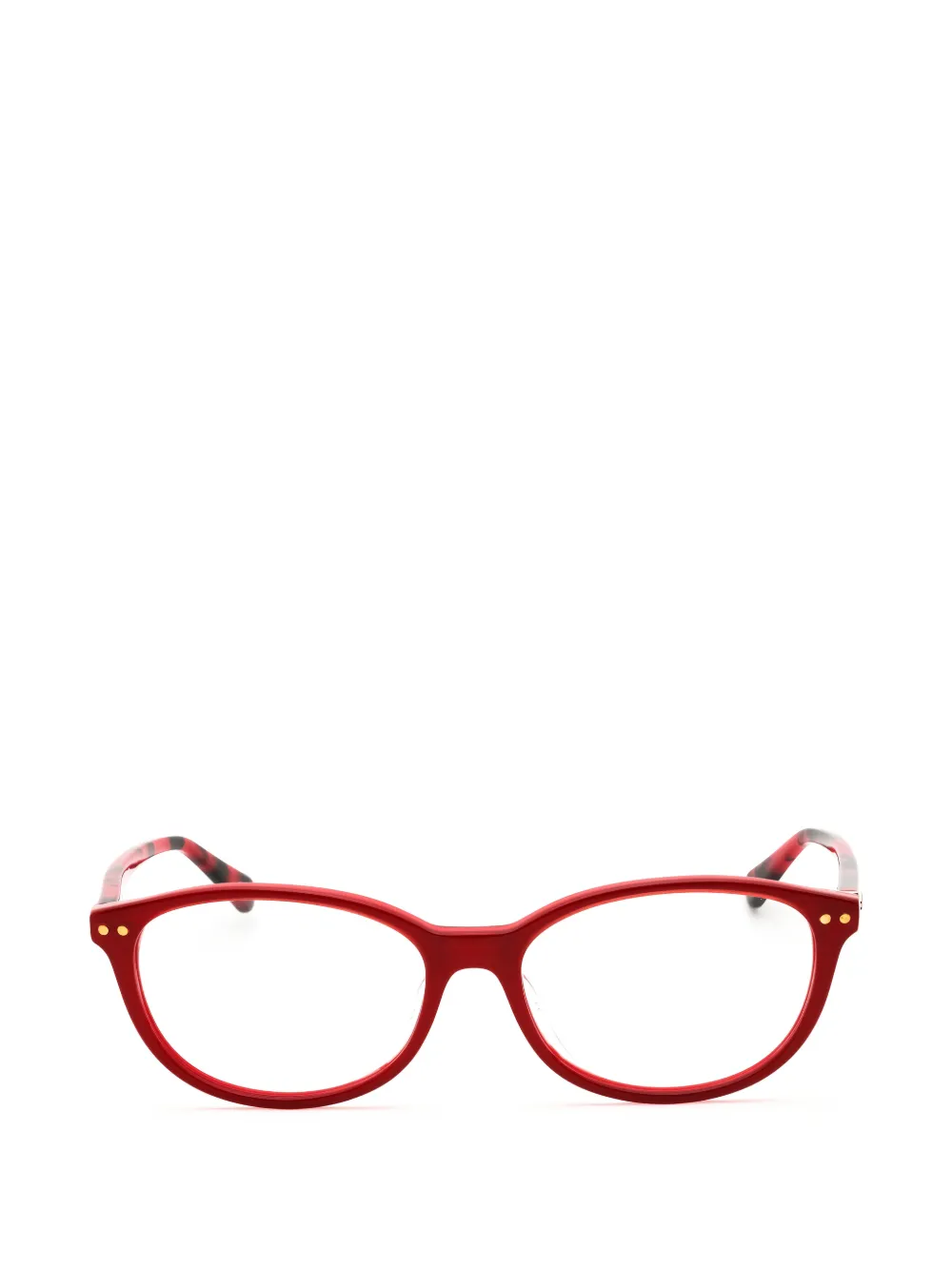 Kate Spade Evangeline oval-frame glasses Rood