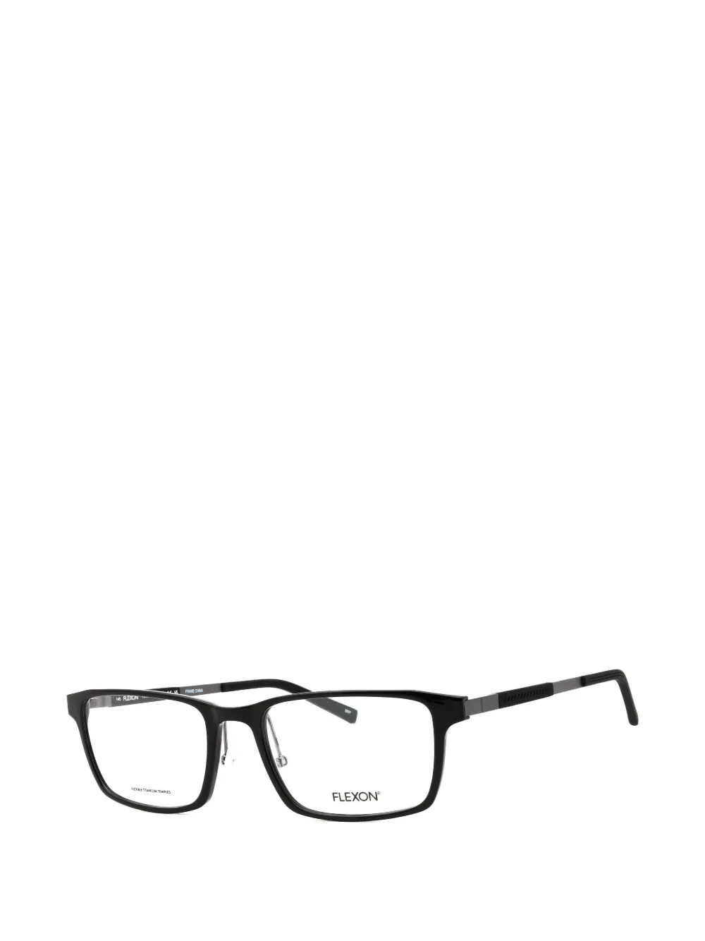 Flexon Rectangle-frame Glasses In Black
