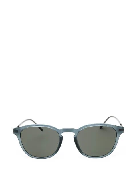 Zeiss round-frame tortoiseshell-effect sunglasses