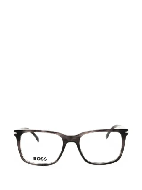 BOSS rectangular-frame glasses