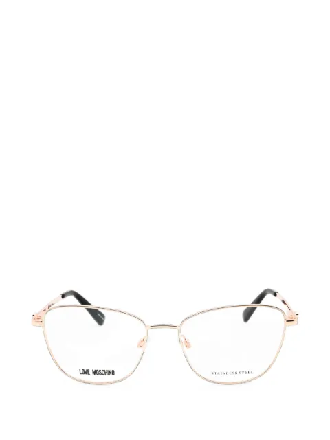 Love Moschino cat-eye frame glasses