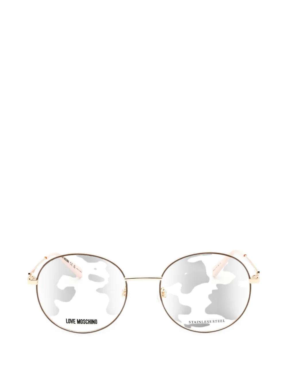 Love Moschino round-frame glasses