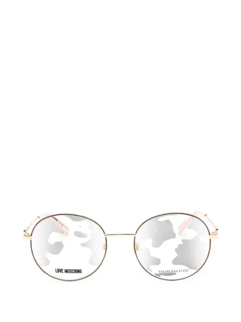 Love Moschino round-frame glasses