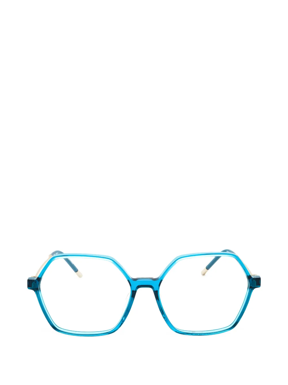 Furla hexagonal-frame glasses
