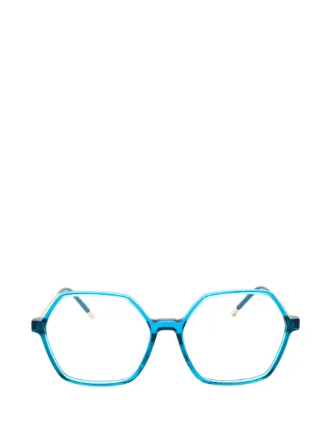 Furla hexagonal-frame glasses