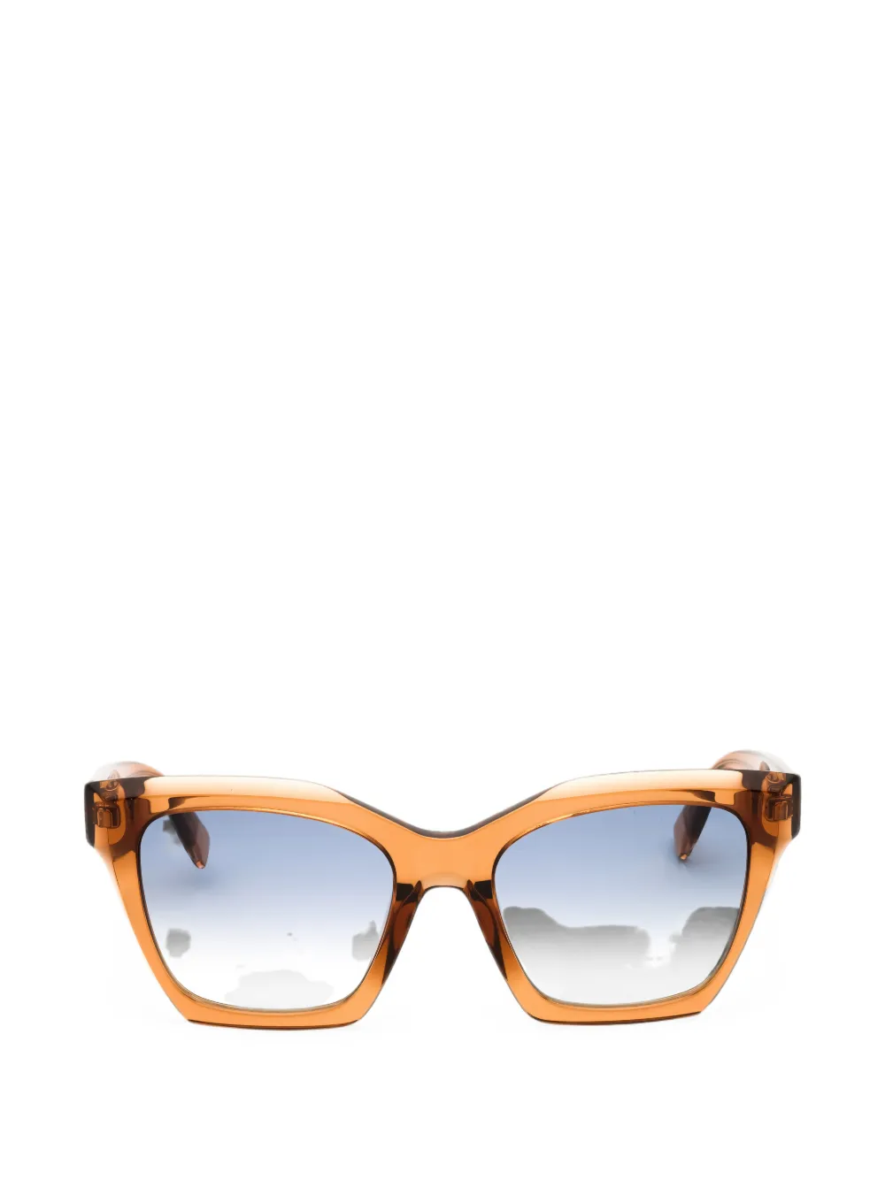 Furla cat-eye frame sunglasses - Arancione