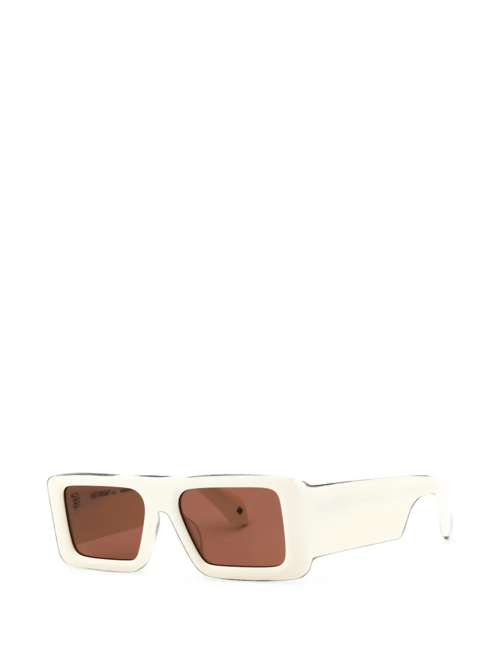 Off-White Troy rectangle-frame sunglasses Wit