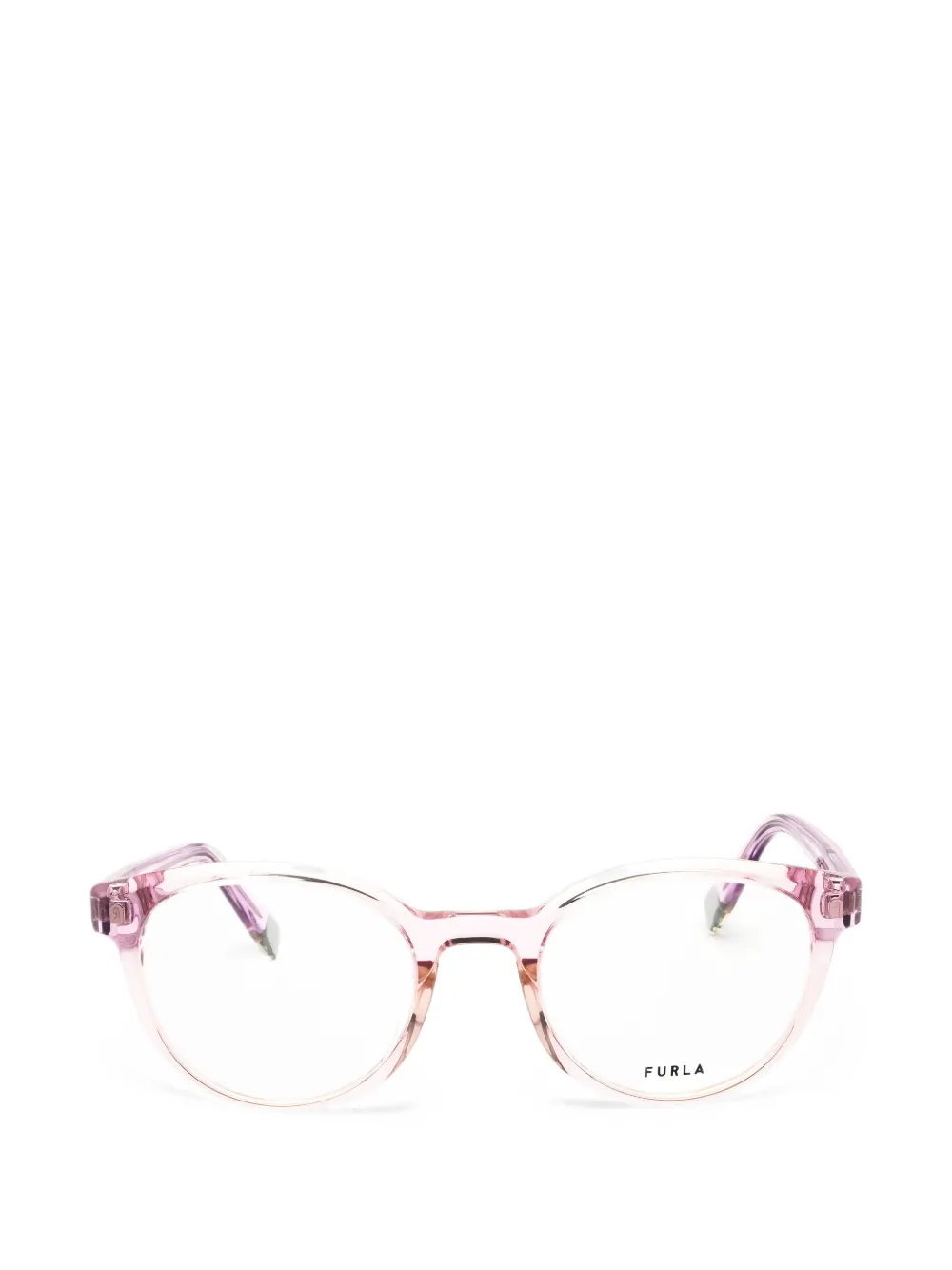 Furla round-frame glasses - Rosa
