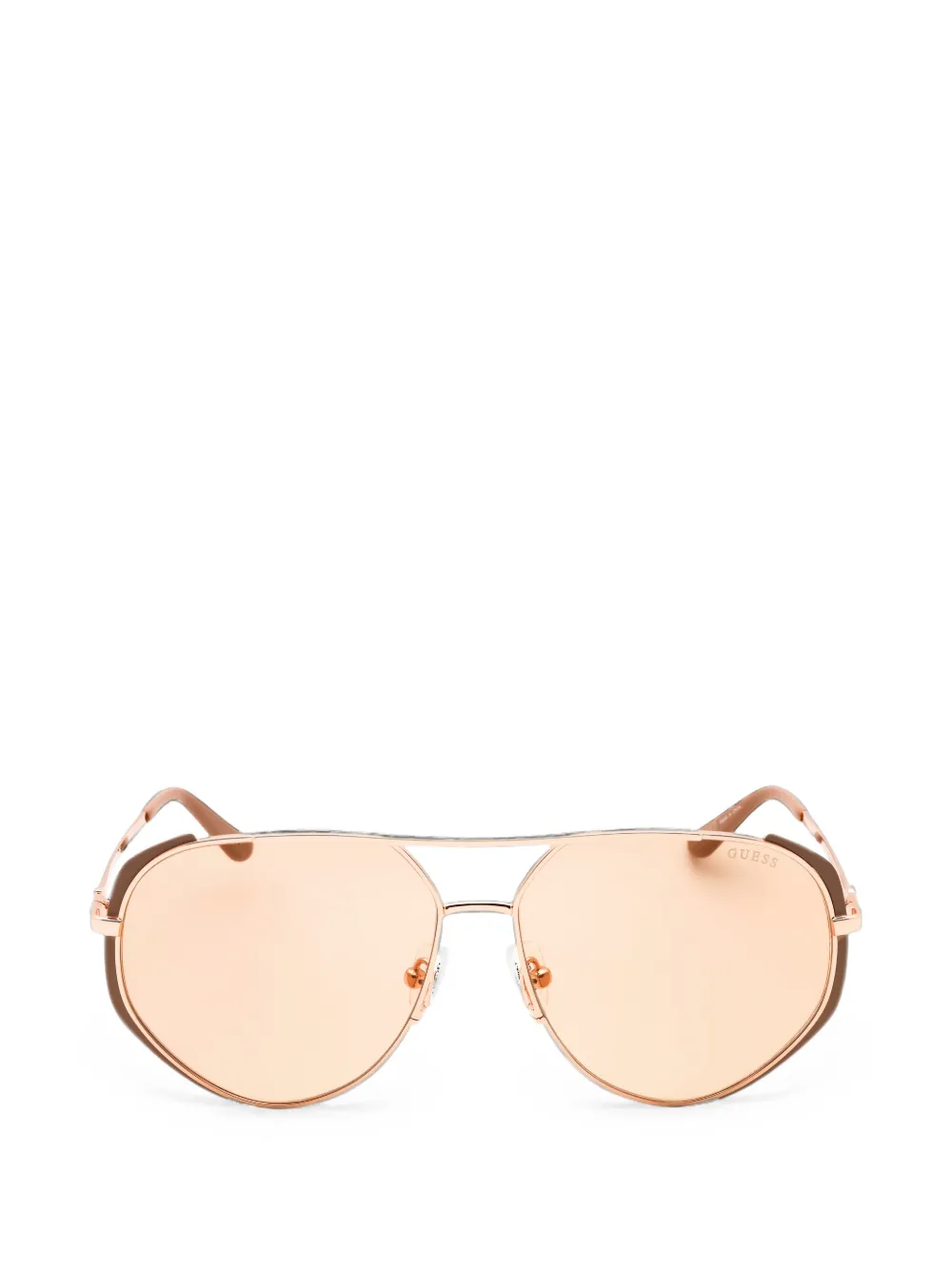 GUESS USA geometric-frame sunglasses - Rosa