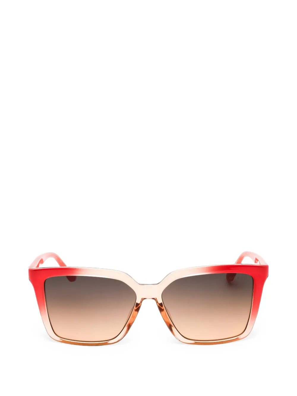 GUESS USA square-frame sunglasses - Rosso