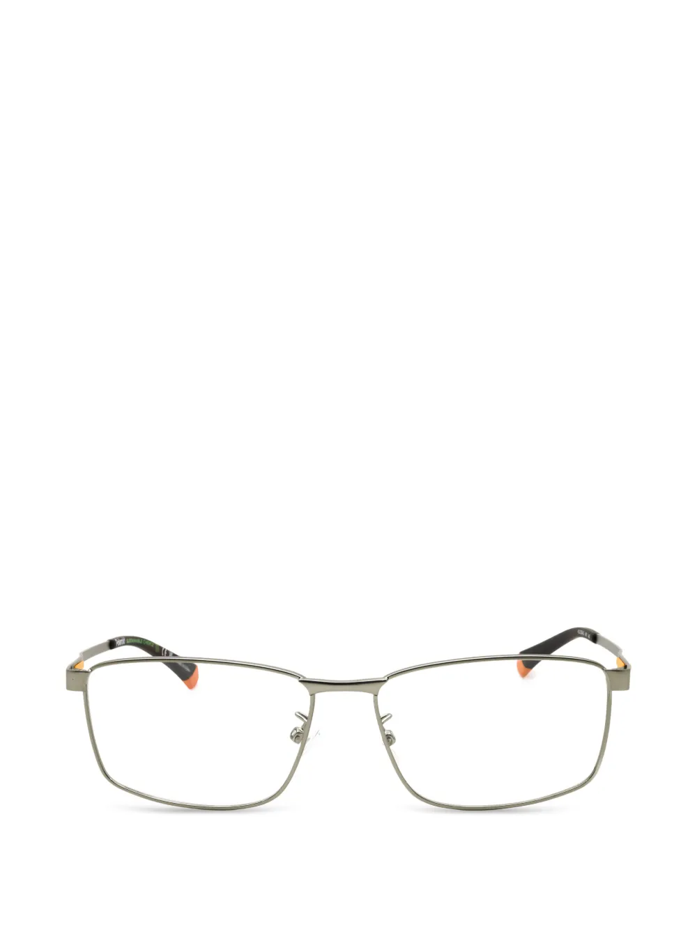 Polaroid rectangle-frame glasses