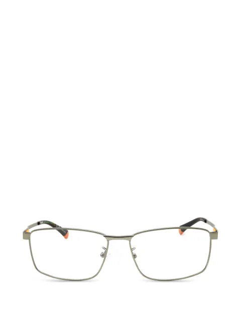 Polaroid rectangle-frame glasses