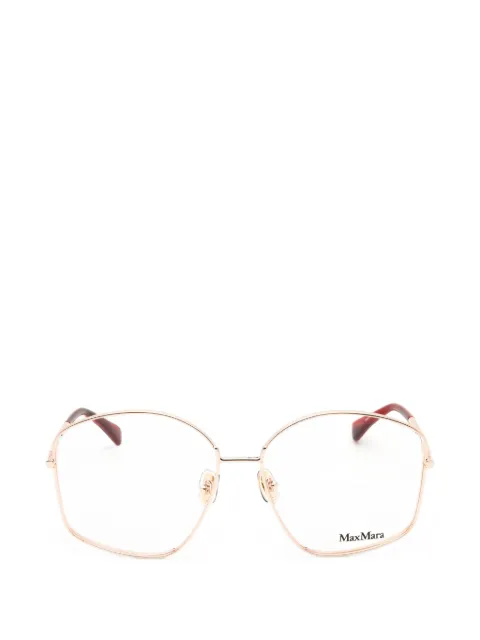 Max Mara oversized geometric-frame glasses