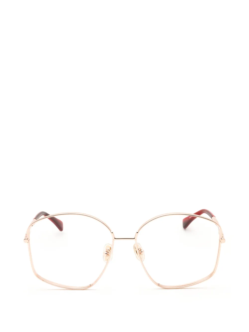 Max Mara oversized geometric-frame glasses · 56