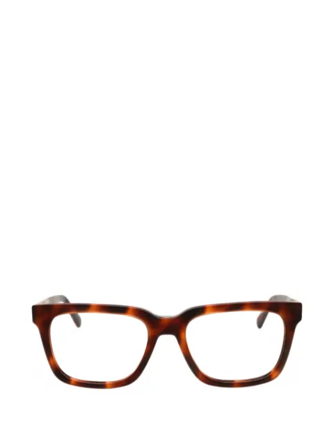 Gant tortoiseshell-effect rectangle-frame glasses