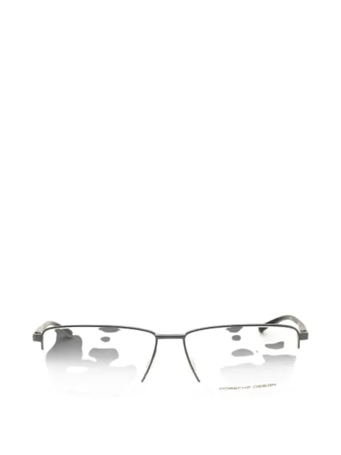 Porsche Design rectangle-frame glasses
