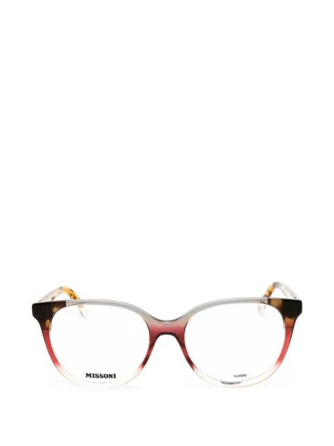 Missoni round-frame glasses