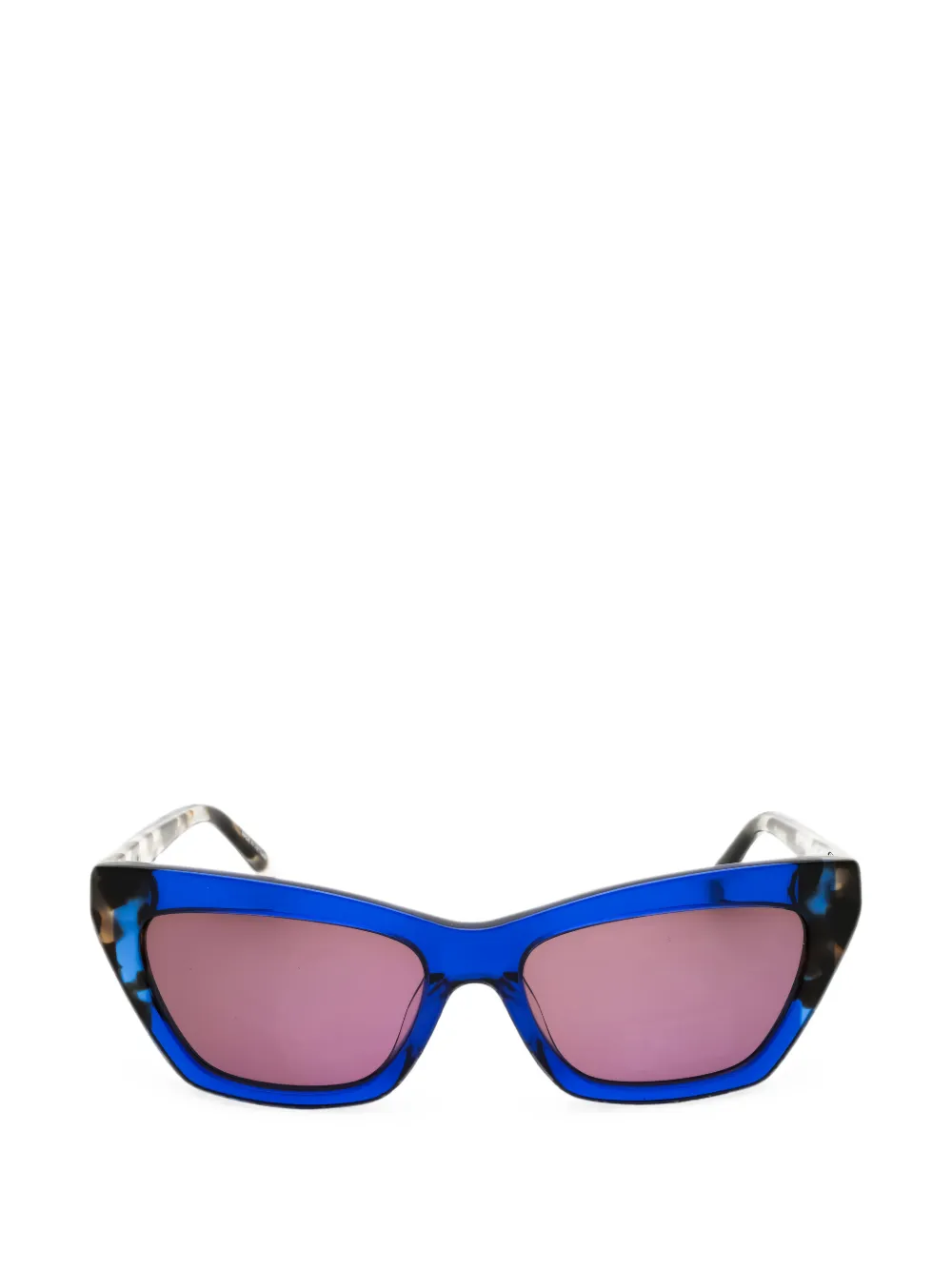 DKNY cat-eye frame sunglasses - Marrone