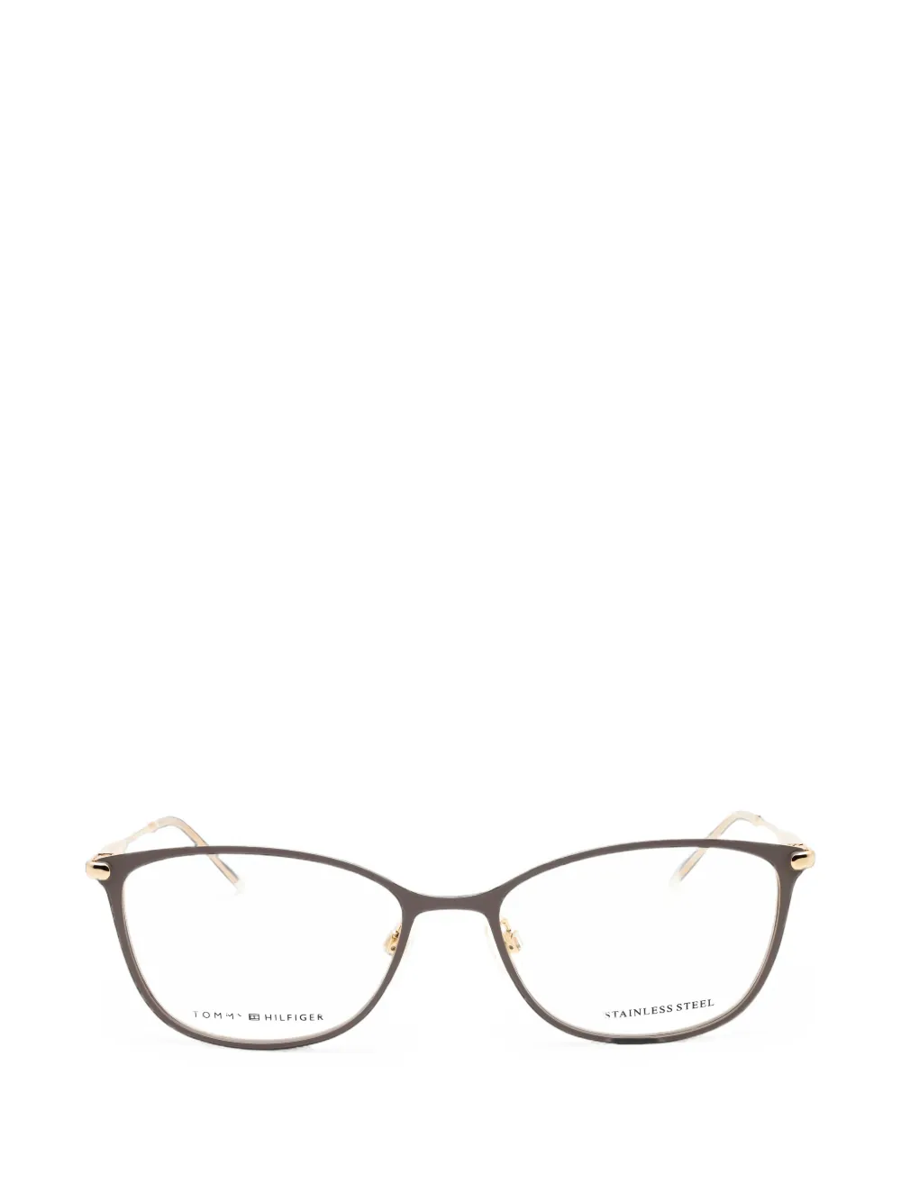Tommy Hilfiger rectangle-frame glasses - Grigio