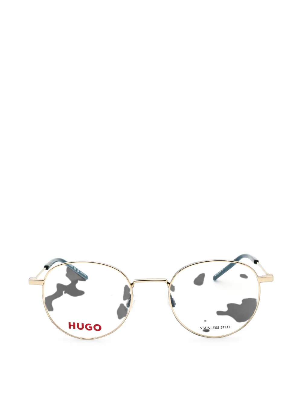 HUGO round-frame glasses | Gold | Image 1
