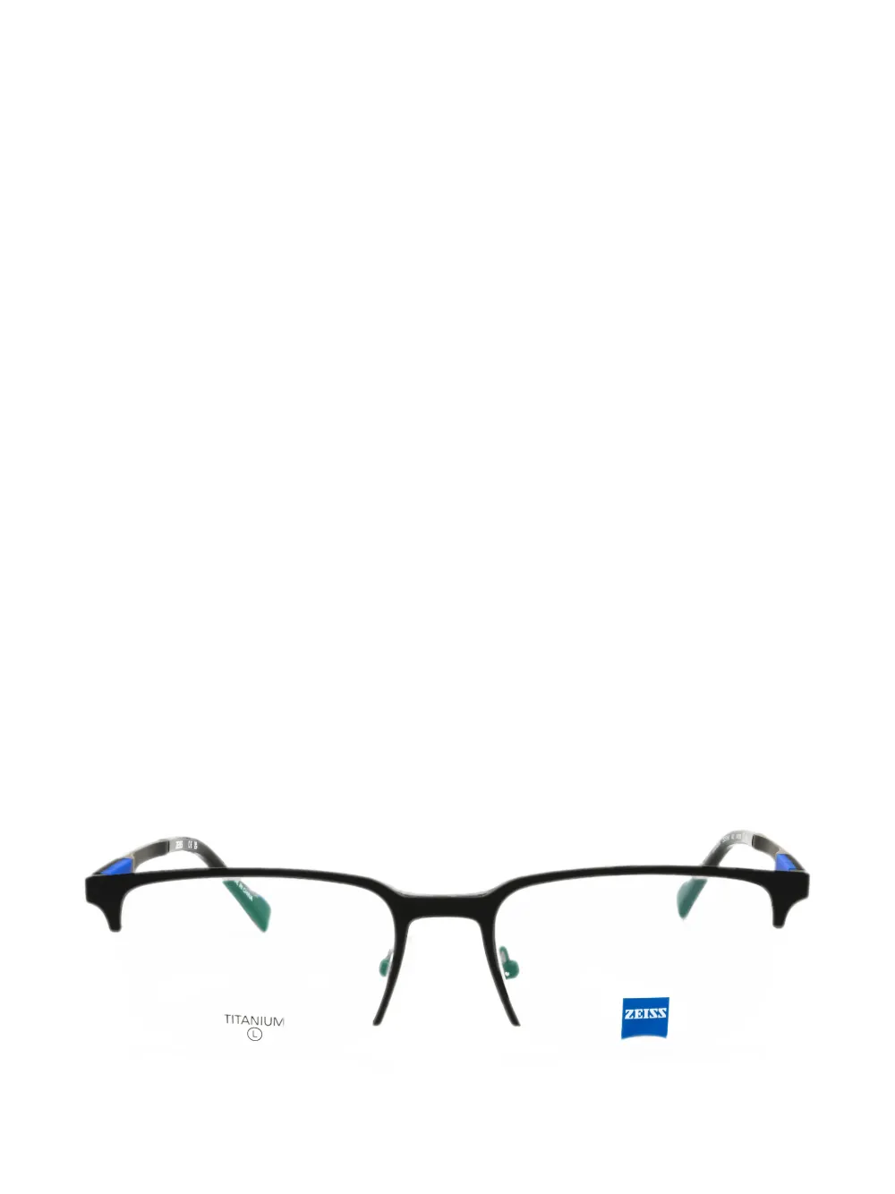 Zeiss rectangle-frame glasses - Nero