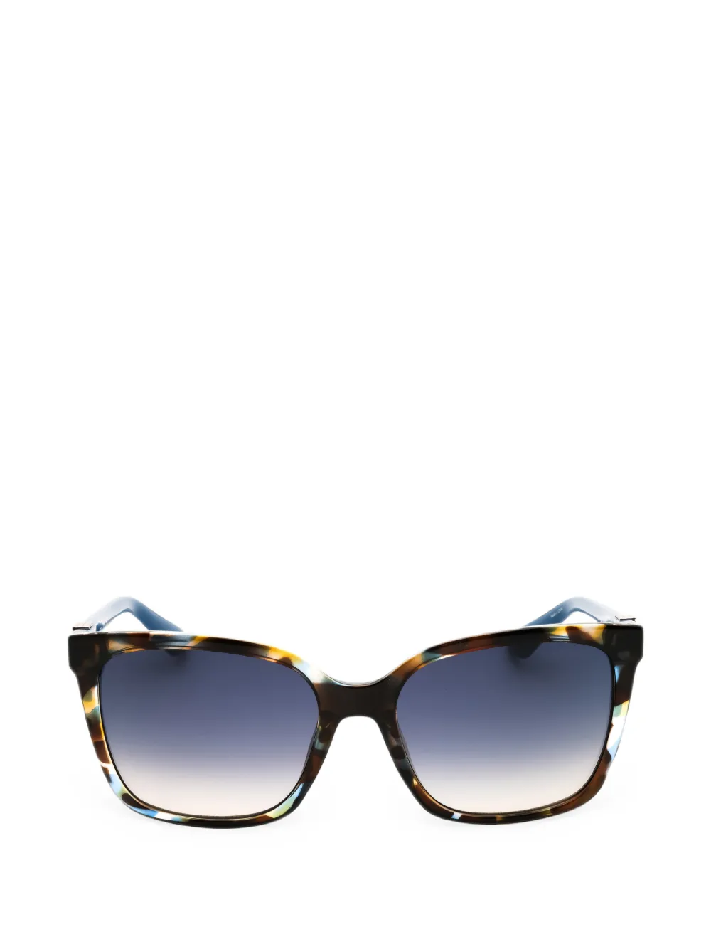 GUESS USA tortoiseshell-effect cat-eye sunglasses - Blu