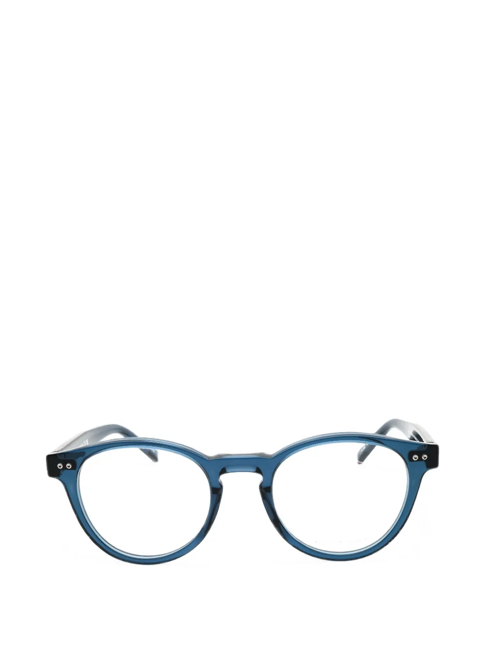Tommy Hilfiger round-frame glasses - Blu