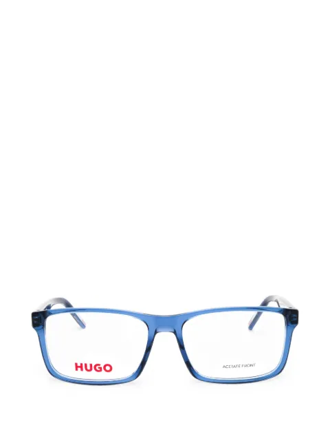 HUGO rectangle-frame glasses