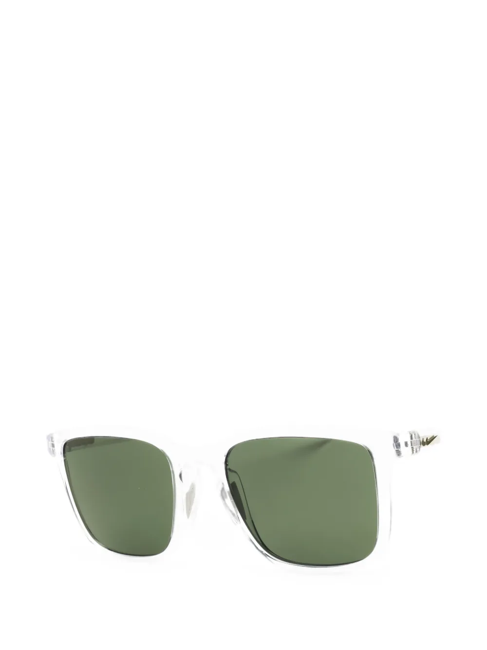 Nike Circuit square-frame sunglasses Beige