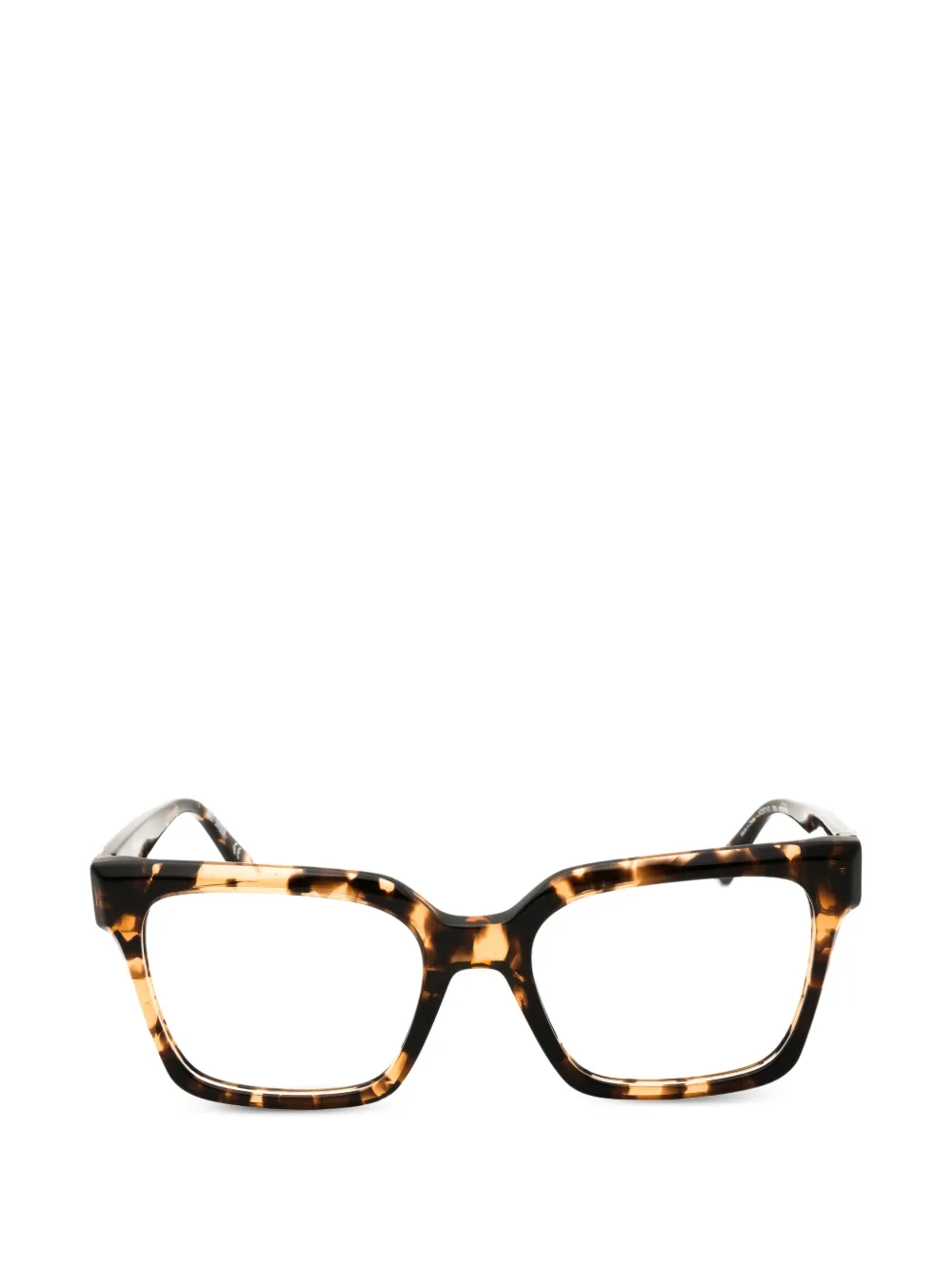 HARLEY-DAVIDSON tortoiseshell-effect rectangle-frame glasses