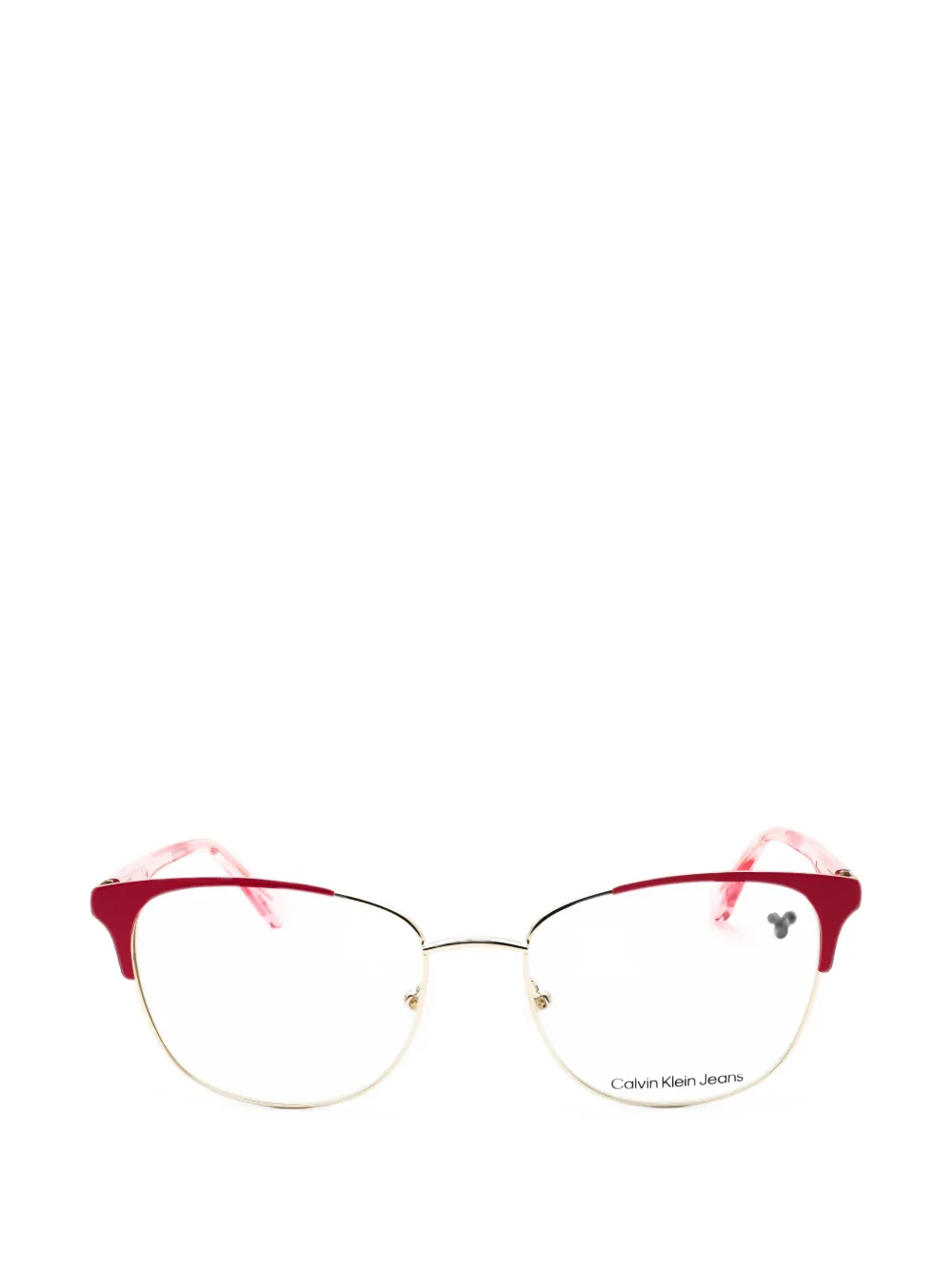 Calvin Klein Jeans cat-eye frame glasses - Rosso
