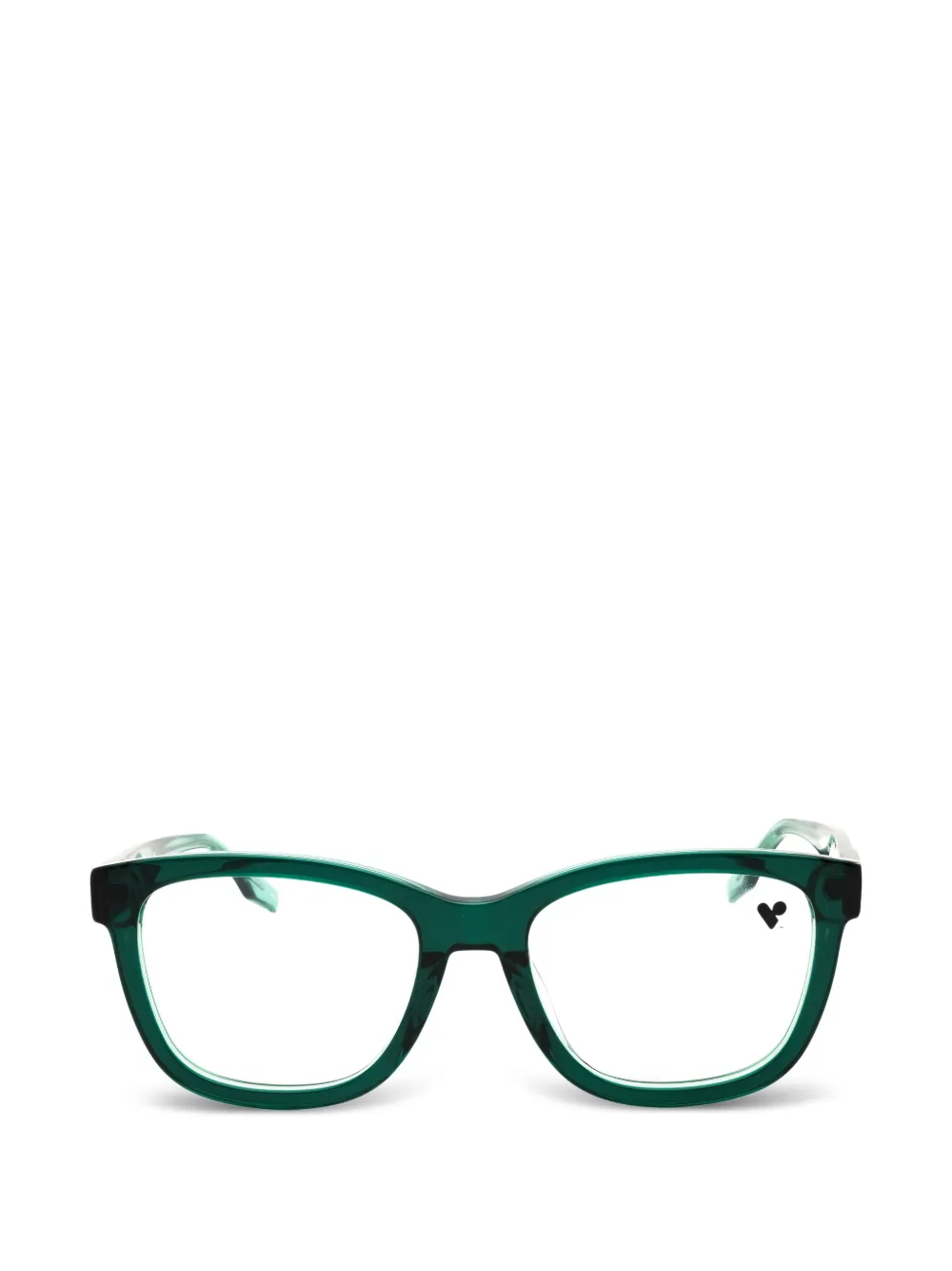 Converse rectangle-frame glasses | Green | Image 1
