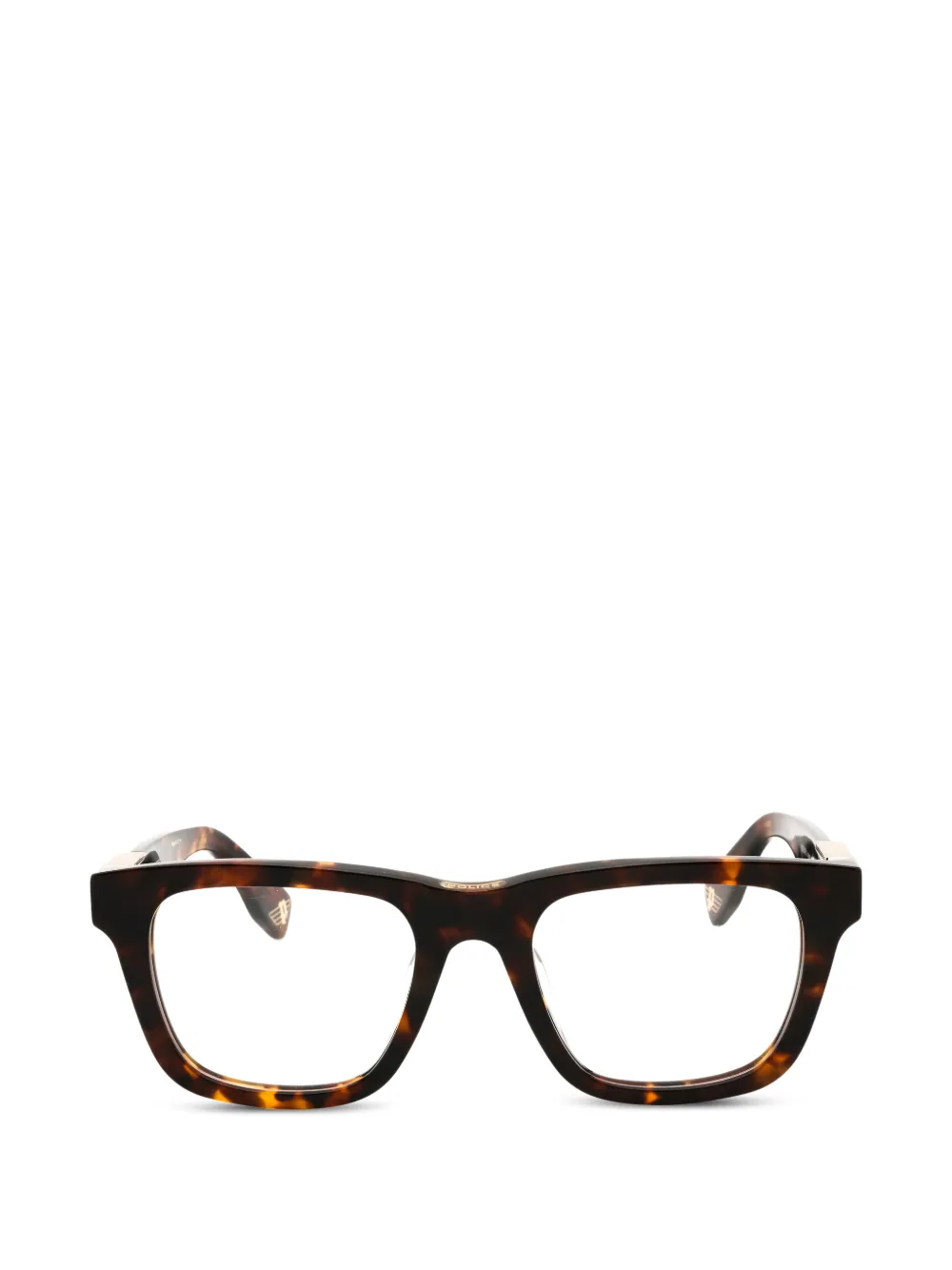 Police tortoiseshell-effect glasses