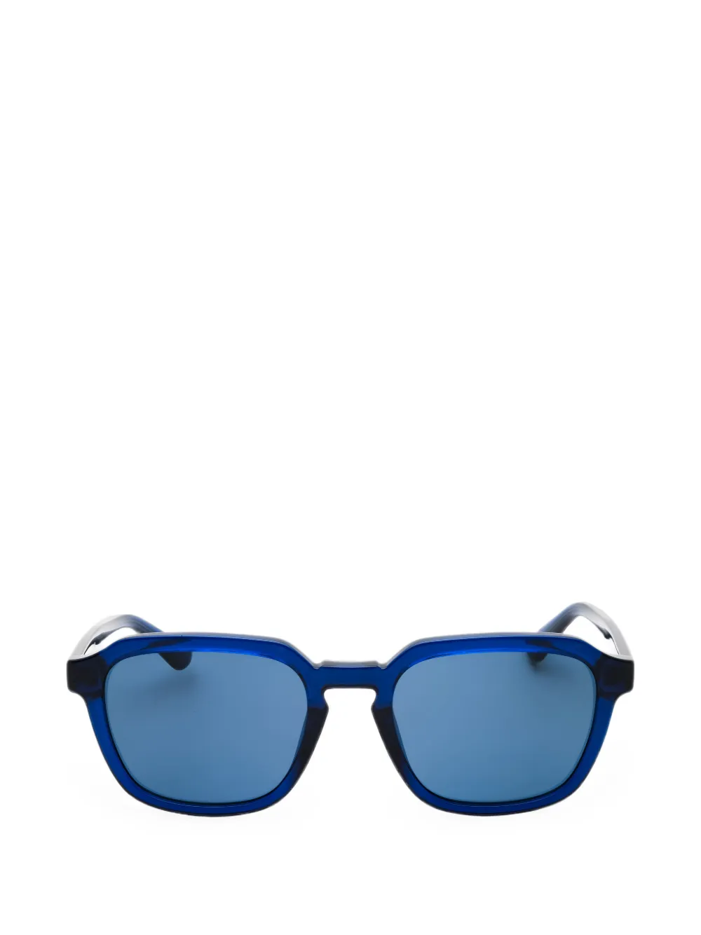 Calvin Klein geometric-frame sunglasses - Blu