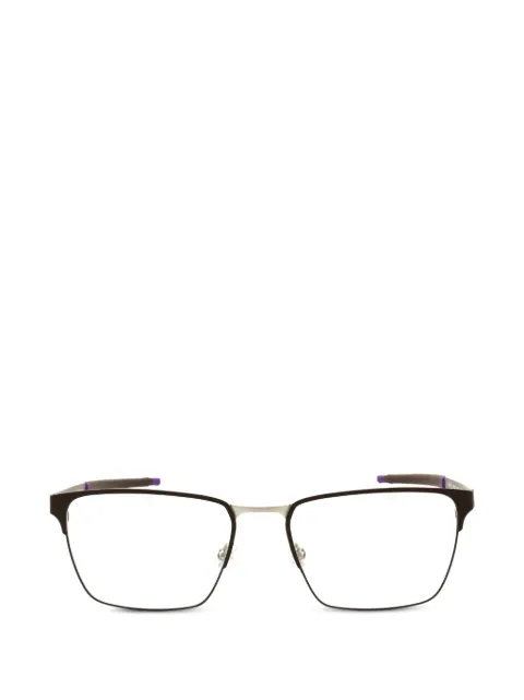Police rectangle-frame glasses