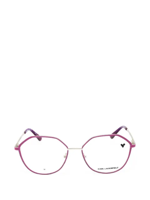 Karl Lagerfeld gafas con montura geométrica
