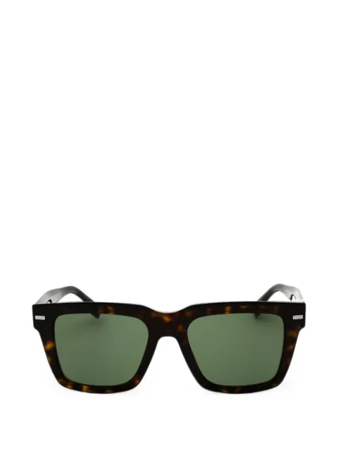 BOSS tortoiseshell-effect square-frame sunglasses