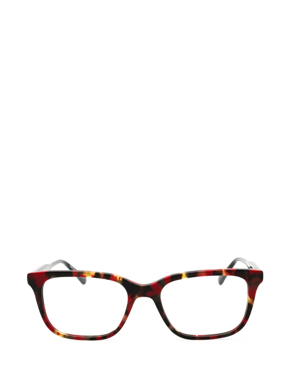 Calvin Klein Jeans tortoiseshell-effect rectangle-frame glasses - Marrone