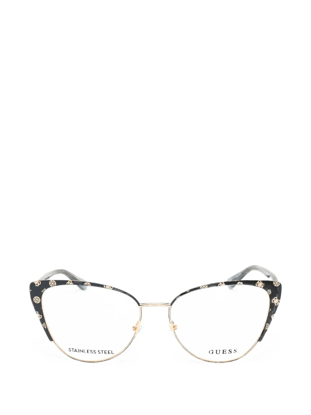 GUESS EYEWEAR logo-print cat-eye glasses